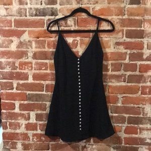 Black strap dress. Size M. Urban outfitters.
